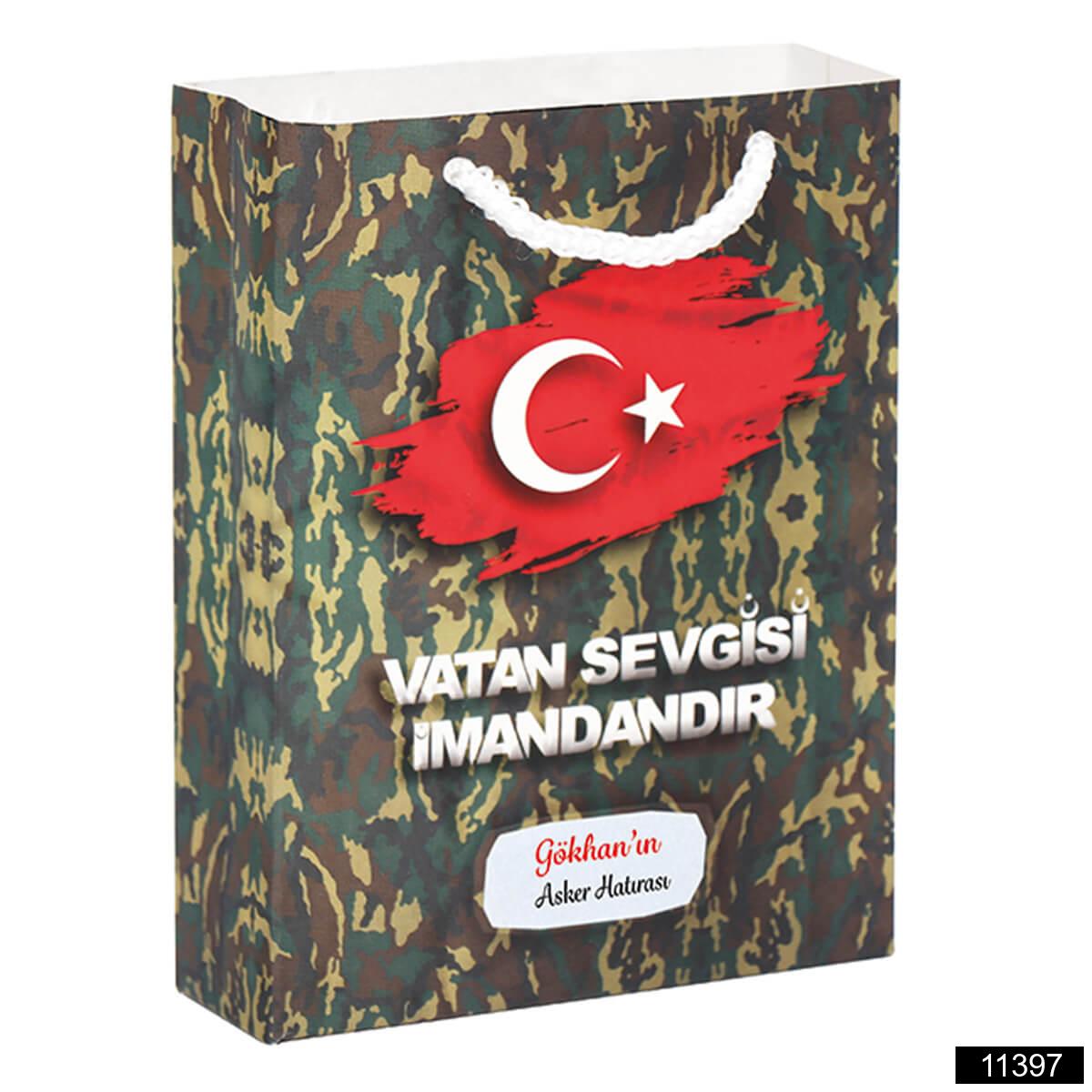 Toptan Asker Serisi Karton Çanta