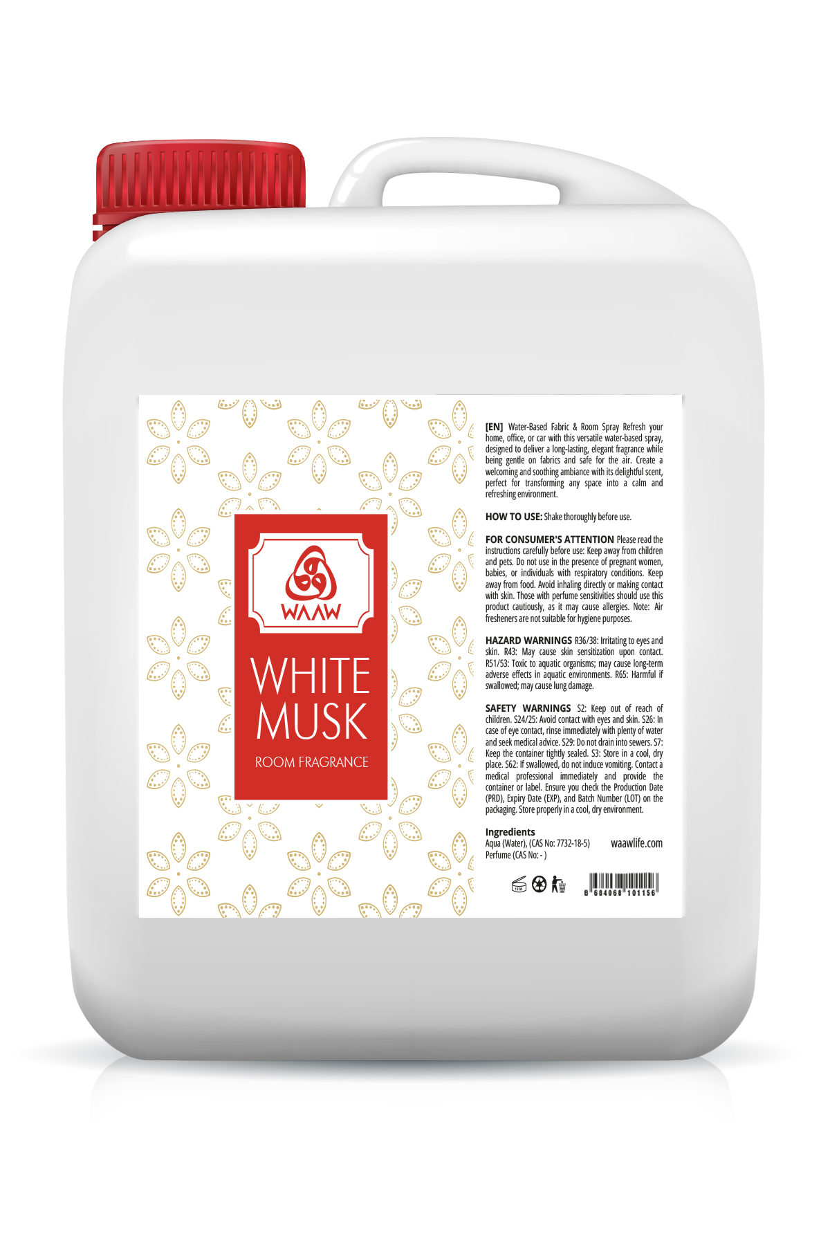 Toptan Beyaz Misk Cami Kokusu 5 Litre – Mescit ve Seccade Kokusu