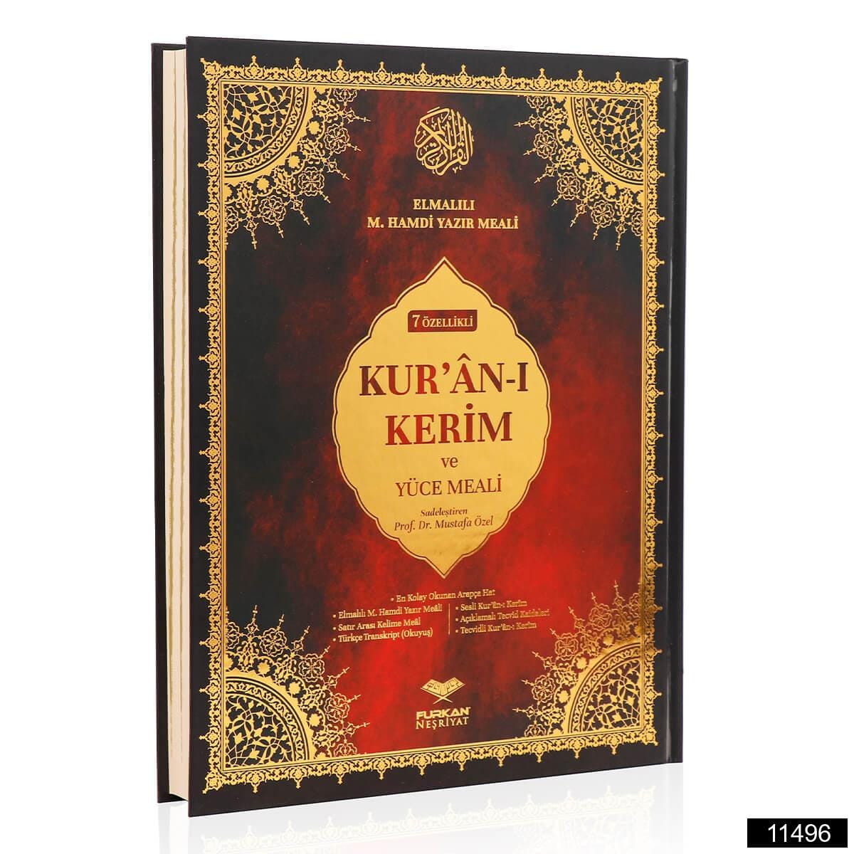 Toptan Cami Boy Bilgisayar Hatlı Arapça 7 Özellikli Kuran-ı Kerim Meali – Elmalılı M. Hamdi Yazır