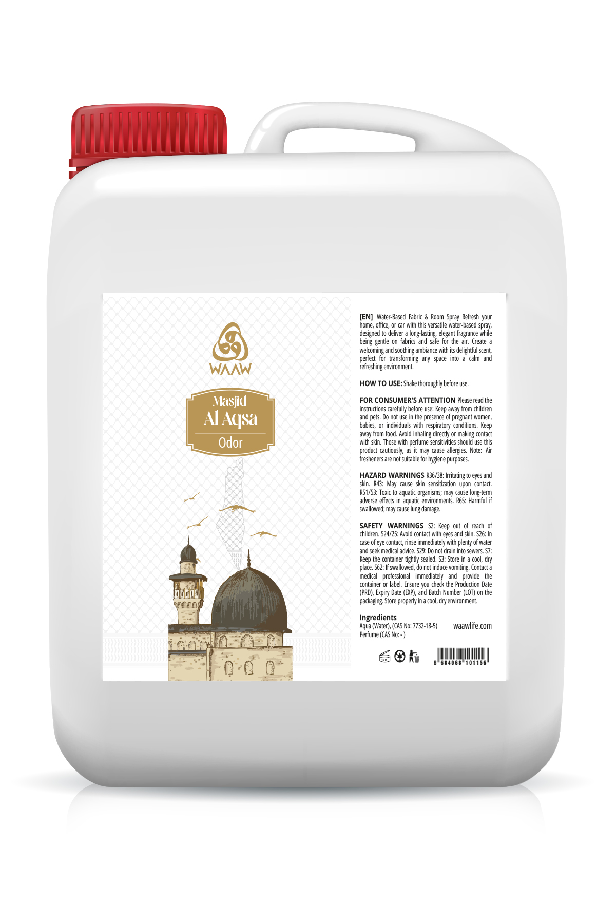 Toptan Mescidi Aksa Cami Kokusu 5 Litre – Mescit ve Seccade Kokusu